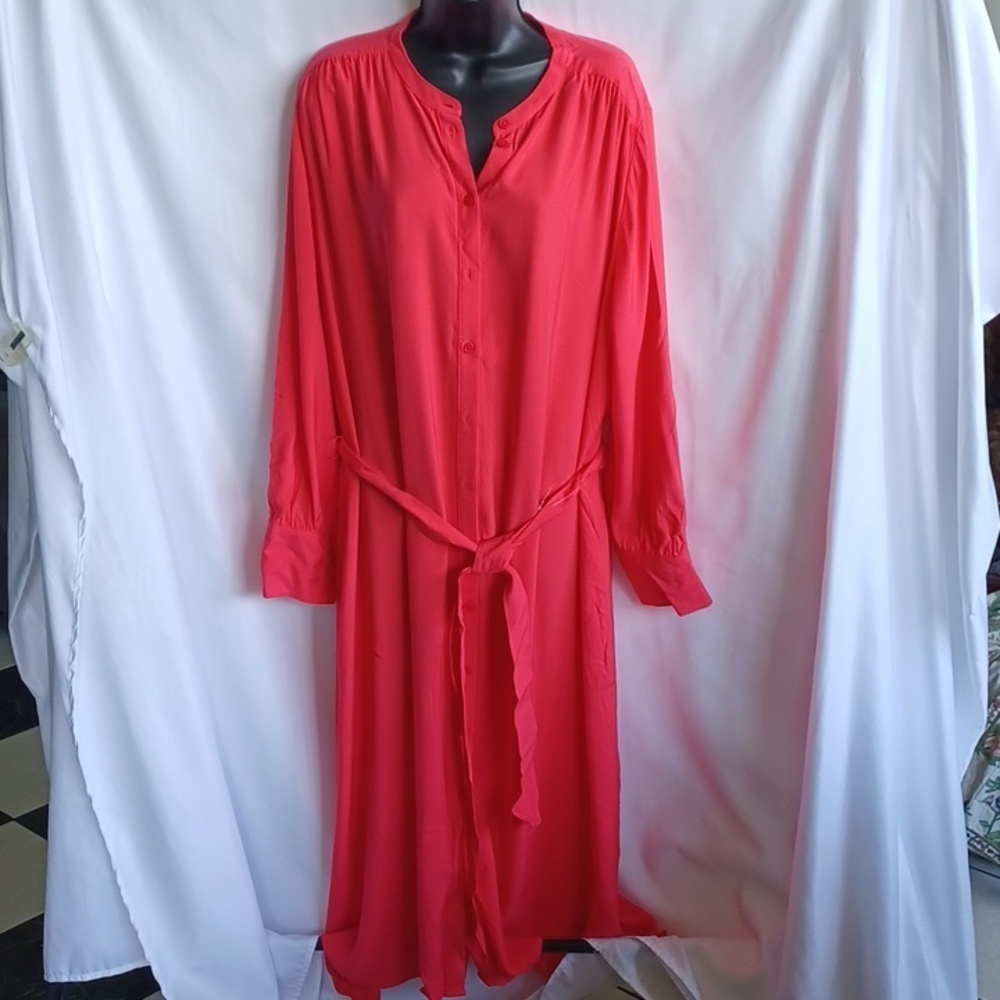 Autograph Red Shirt Dress NWT, Sz 16(US)